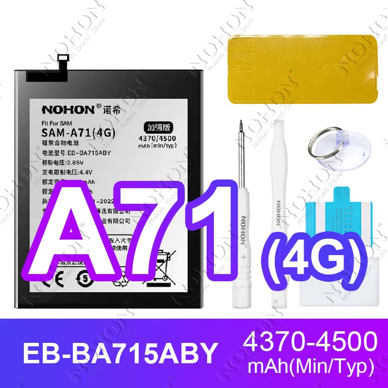 NOHON Battery for Samsung S20 Ultra S24 S23 S22 21 FE S10 Lite S10E Note 20 10 plus 9 S20+ S21+ S10+ SM-G988 G985 G998 Bateria