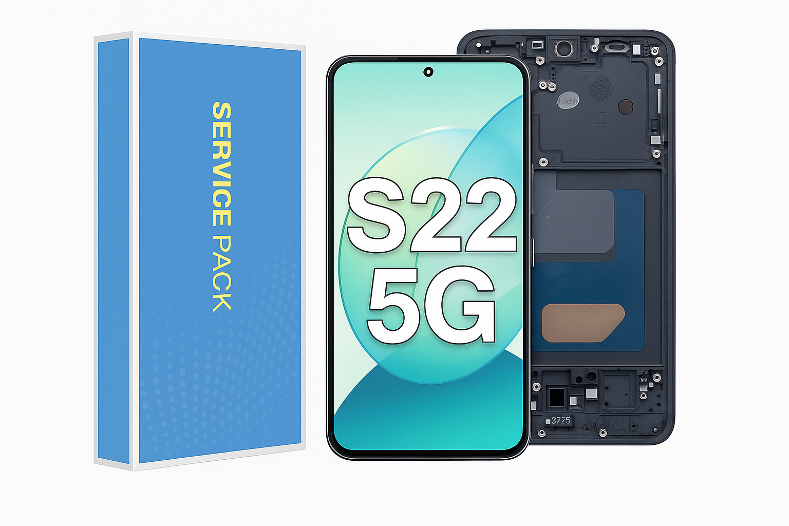 S22 5G LCD Display + Rahmen