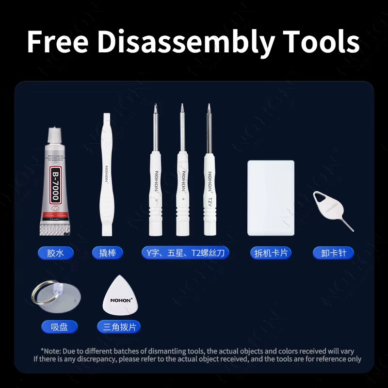 NOHON Battery for Samsung S20 Ultra S24 S23 S22 21 FE S10 Lite S10E Note 20 10 plus 9 S20+ S21+ S10+ SM-G988 G985 G998 Bateria