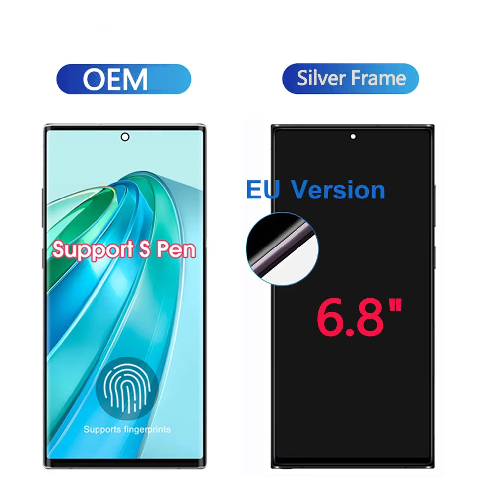 TFT/OLED/AMOLED/OEM Display für Galaxy S23 Ultra - Mit Gehäuse & Stift